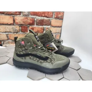 Men Sz 7 Vans UltraRange Exo Hi Gore-Tex MTE 2 Grape Leaf Olive Green Sneakers