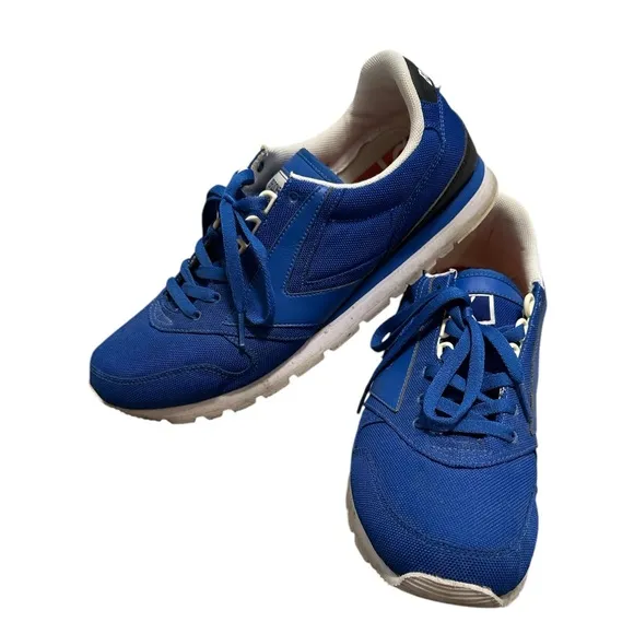Men’s 12 BROOKS Heritage Varsity Walking shoes Comfortable Royal Blue Laces