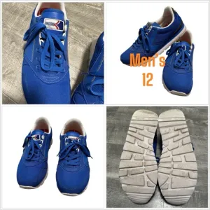 Men’s 12 BROOKS Heritage Varsity Walking shoes Comfortable Royal Blue Laces