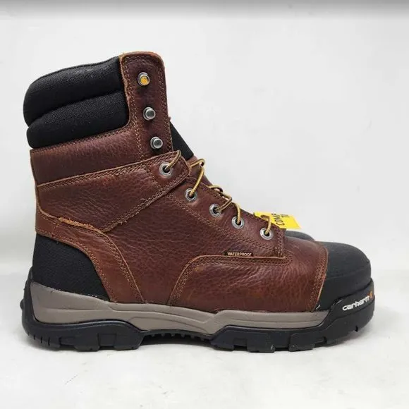 Men's 12W Carhartt 8&quot; Ground Force waterproof composite toe work boot CME8355 12