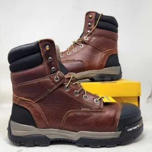 Men's 12W Carhartt 8&quot; Ground Force waterproof composite toe work boot CME8355 12