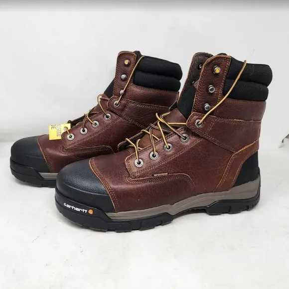 Men's 12W Carhartt 8&quot; Ground Force waterproof composite toe work boot CME8355 12