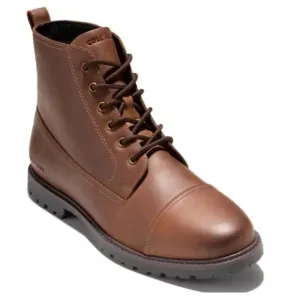 Men's boots Cole Haan Grand  Men's lug boots-Brown leather size 10.5‎ NIB