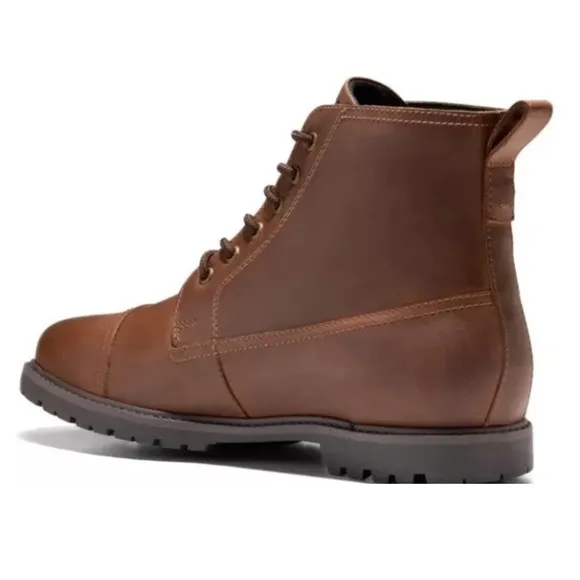 Men's boots Cole Haan Grand  Men's lug boots-Brown leather size 10.5‎ NIB