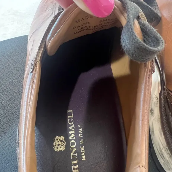 Men's Brown Leather Bruno Magli Size 11