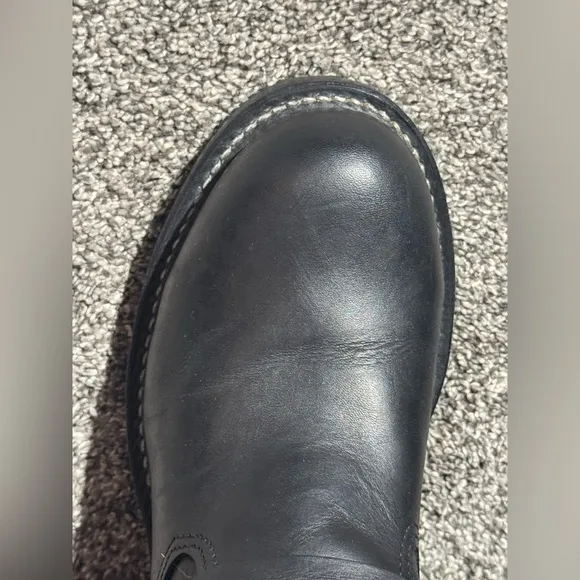 Men’s Chippewa Engineer Boots Size 5.5 D Style 27863 Black Leather Steel Toe USA