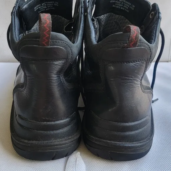 MEN'S CLARKS BLACK LEATHER GORE-TEX SHOE BOOTS (sz 12m)