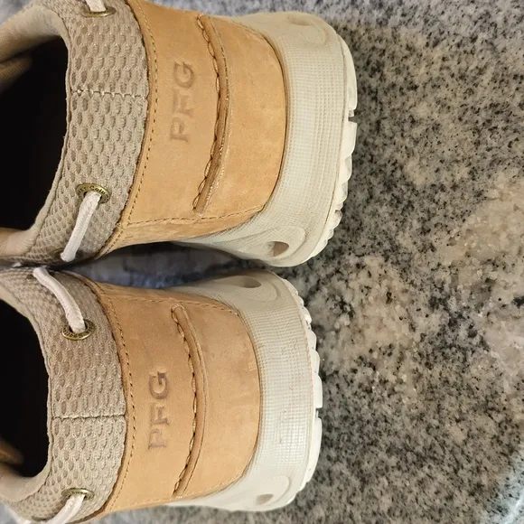 Men's Columbia PFG Tan Boat Shoes