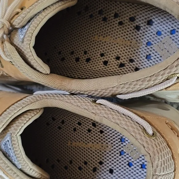 Men's Columbia PFG Tan Boat Shoes