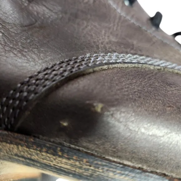 Men's Dark Brown Floyd Motorcycle style Boots size 10.5 US