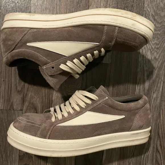 Men's Drkshdw Rick Owen Brown Van Shoes