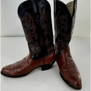 Men's Durango Boots DB46 Western Cowboy Carvello Brown Black Size 8 D