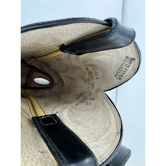 Men's Durango Boots DB46 Western Cowboy Carvello Brown Black Size 8 D