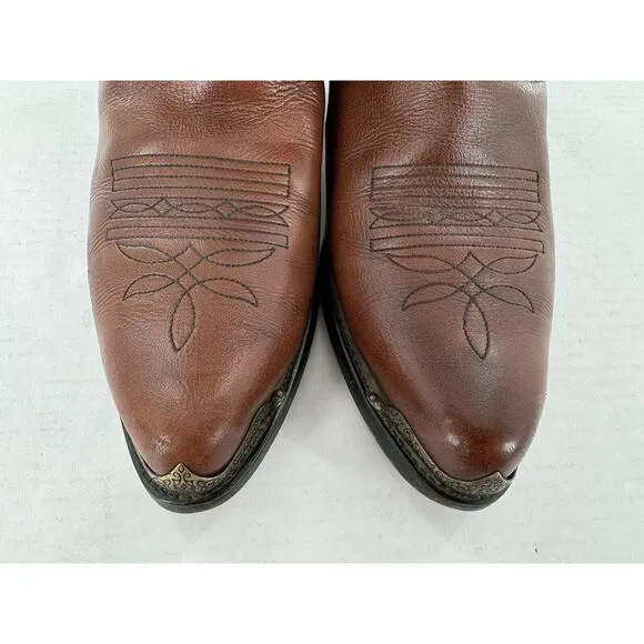Men's Durango Boots DB46 Western Cowboy Carvello Brown Black Size 8 D