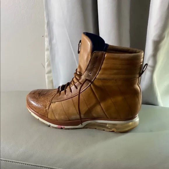 Mens Exotic Skin Hightop Sneaker Shoes Belvedere
