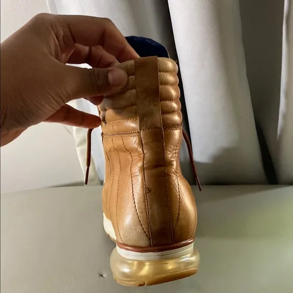 Mens Exotic Skin Hightop Sneaker Shoes Belvedere
