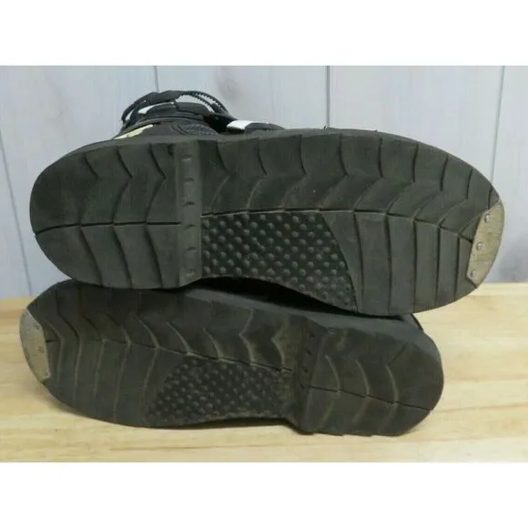 Mens‎ FORMA Motorcycle MX Black White Racing Boots Size 8 EUR 41