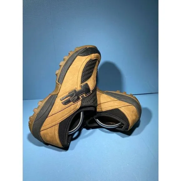 Men’s Hummer H2 Zip Closure Shoes Tan Promotional Giveaway Hiking Shoes Sz 8
