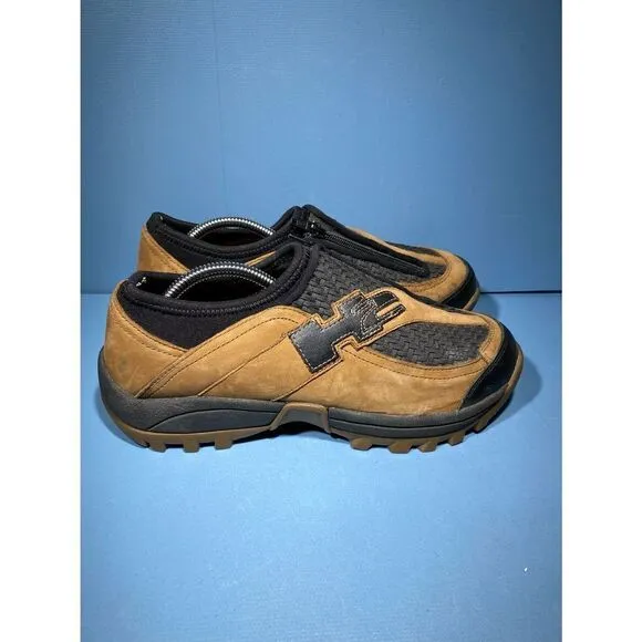 Men’s Hummer H2 Zip Closure Shoes Tan Promotional Giveaway Hiking Shoes Sz 8