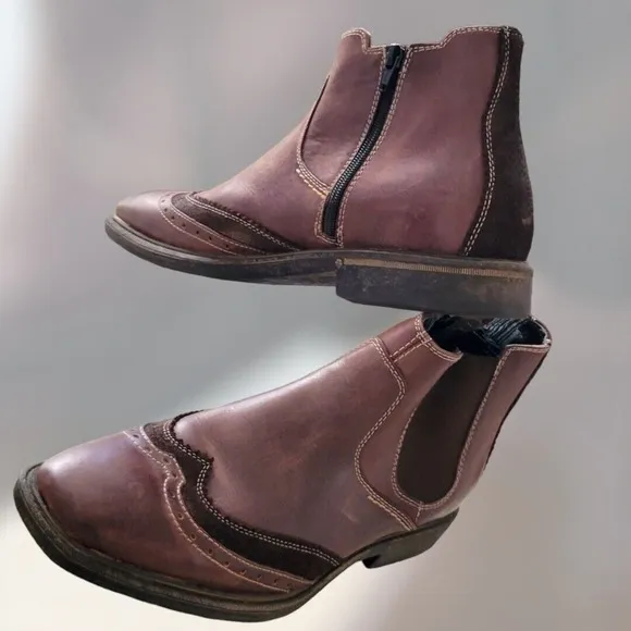 Men's John Lennon‎ Footwear Chelsea Ankle Boots 10.5D Zipper