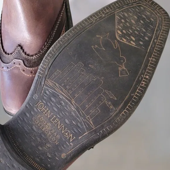 Men's John Lennon‎ Footwear Chelsea Ankle Boots 10.5D Zipper
