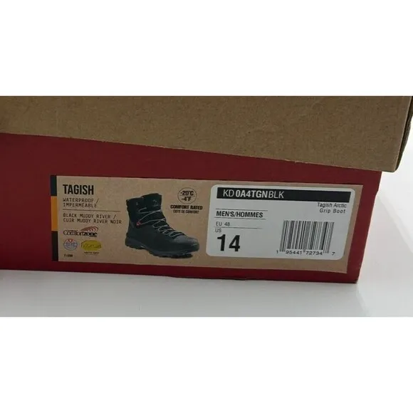 Men's Kodiak Tagish Waterproof Arctic Grip Winter Boot Size 14
