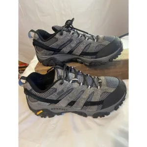 Men's Merrell Moab 2 J06031 Gray‎ Hiking Lace Up Shoes- Size 9.5-Excellent Cond.