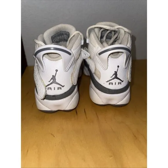 Men’s Nike Size 7.5 Jordan 6 Rings White Cool Grey 322992-121