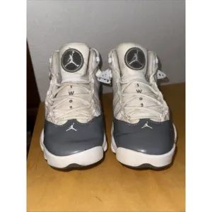 Men’s Nike Size 7.5 Jordan 6 Rings White Cool Grey 322992-121