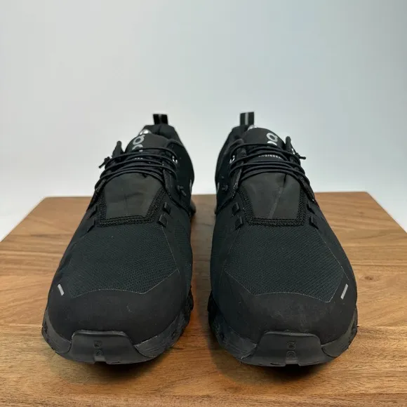 Mens On Cloud 5 Black Athletic Waterproof Running Sneakers Shoes Size 11.5 D GUC