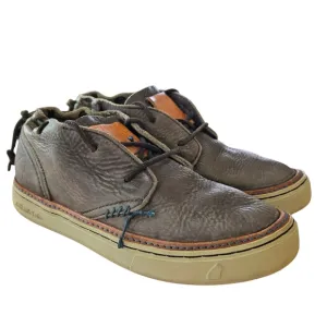 Mens Satorisan Gray Leather Chukka Ankle Boots - Size EU 41, UK 7.5, US 8.5