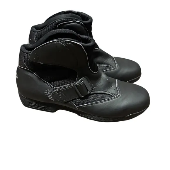 Mens Sidi Mid Performer Black Motorcycle Boots Size 45 NO INSOLES