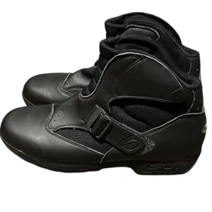 Mens Sidi Mid Performer Black Motorcycle Boots Size 45 NO INSOLES