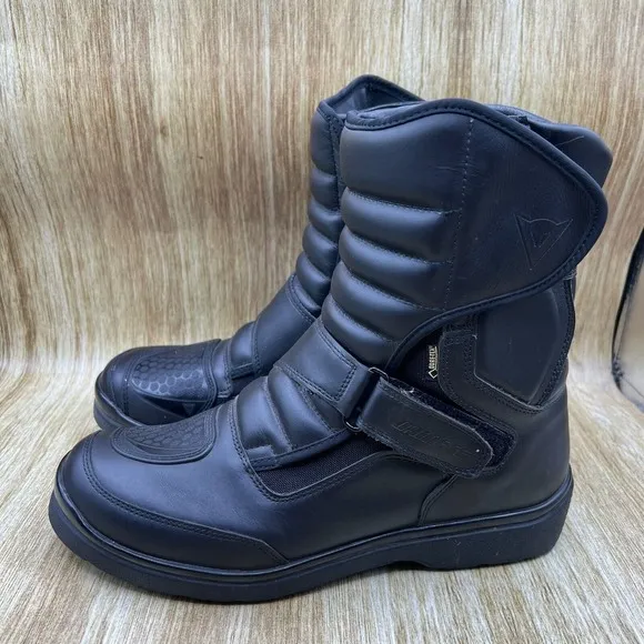 Men's Size 11.5 D‎ - Dainese Lince Goretex Boots Ankle Motorcycle Black Shoes