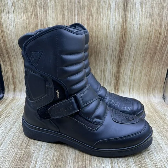 Men's Size 11.5 D‎ - Dainese Lince Goretex Boots Ankle Motorcycle Black Shoes