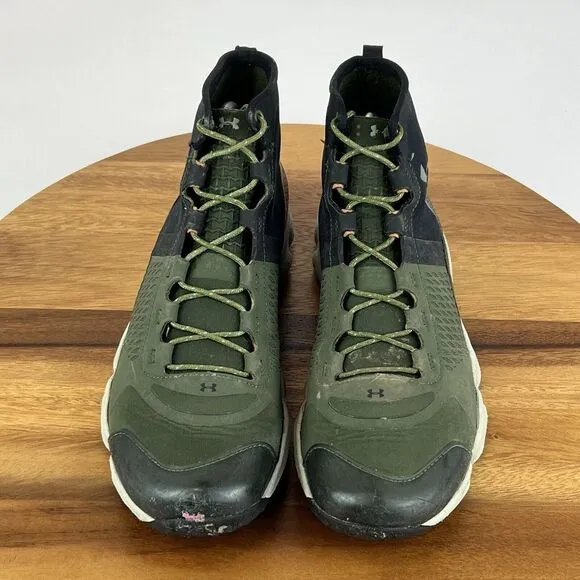 Mens Under Armour UA SpeedFit Olive Green Athletic Hiking Boots Shoes Size 8.5 D