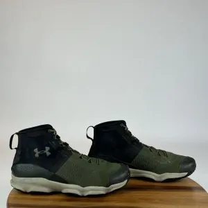 Mens Under Armour UA SpeedFit Olive Green Athletic Hiking Boots Shoes Size 8.5 D