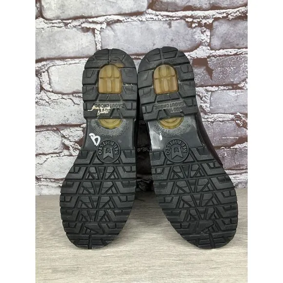 Mephisto Gore-Tex Air-Relax Slacker Black Leather Hiking Shoes Women Sz 8M US/39