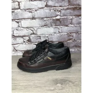 Mephisto Gore-Tex Air-Relax Slacker Black Leather Hiking Shoes Women Sz 8M US/39