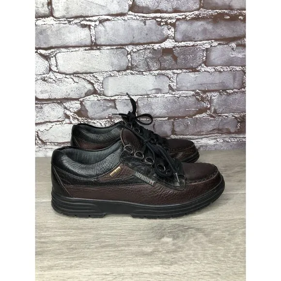 Mephisto Gore-Tex Air-Relax Slacker Black Leather Hiking Shoes Women Sz 8M US/39