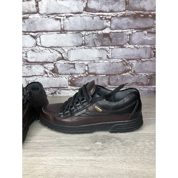Mephisto Gore-Tex Air-Relax Slacker Black Leather Hiking Shoes Women Sz 8M US/39