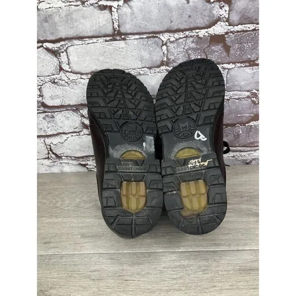 Mephisto Gore-Tex Air-Relax Slacker Black Leather Hiking Shoes Women Sz 8M US/39