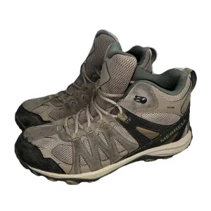 Merrell Accentor 3 Mid Hiking Boots Men 9.5 Gray Waterproof Trail Shoes J135467W