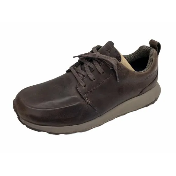 Merrell  Ashford Leather Lace Up Walking Shoes Sneakers 9 Men's Brown