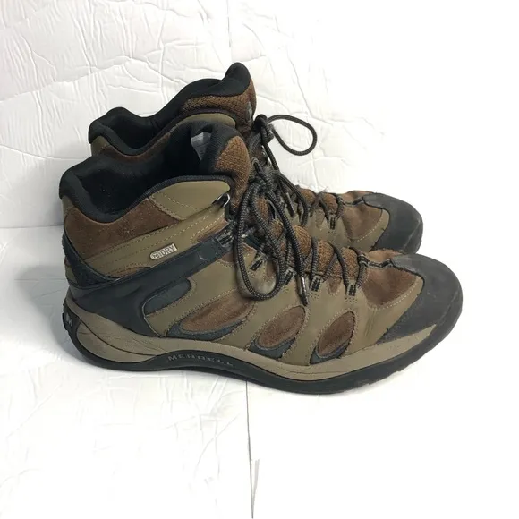 Merrell Boots Reflex 3 Mid Waterproof hiking outdoor Mens Sz 12 J77273 Shoes