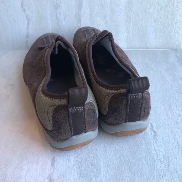 Merrell Lorelei Zip hiking zip suede brown  shoes 7.5