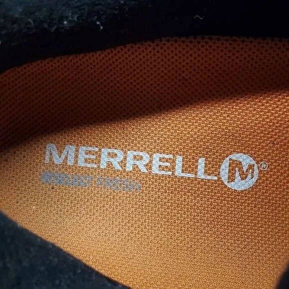 Merrell Mens 9.5 Continuum Espresso Hiking Shoes Vibram Soles Waterproof