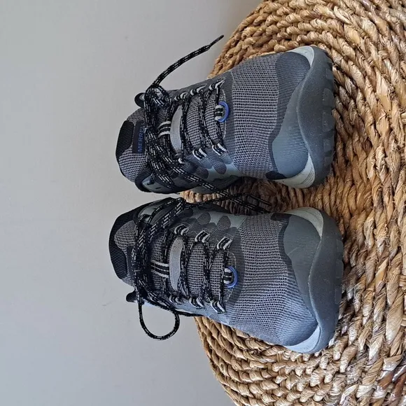 Merrell Mens Antora 3 Performance Hiking Sneaker Shoes‎ Grey Upper/Blue S-10