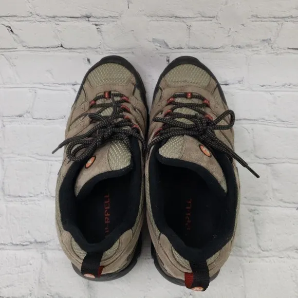 MERRELL MEN'S MOAB 2 WATERPROOF HIKING LACE COMFORTABLE SHOES BARK J08871 SIZE 8
