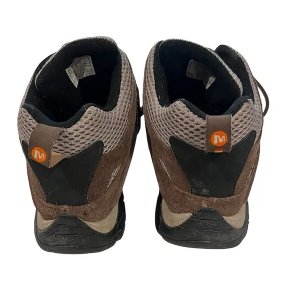 Merrell Men’s Moab 3 Size 8.5 Mid Hiking Boot, Bracken/Otter Waterproof